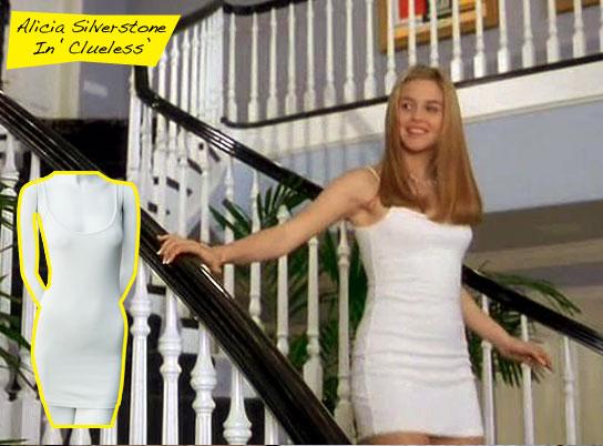  dress Cher Horowitz (Alicia Silverstone) wears in “Clueless” – the white 